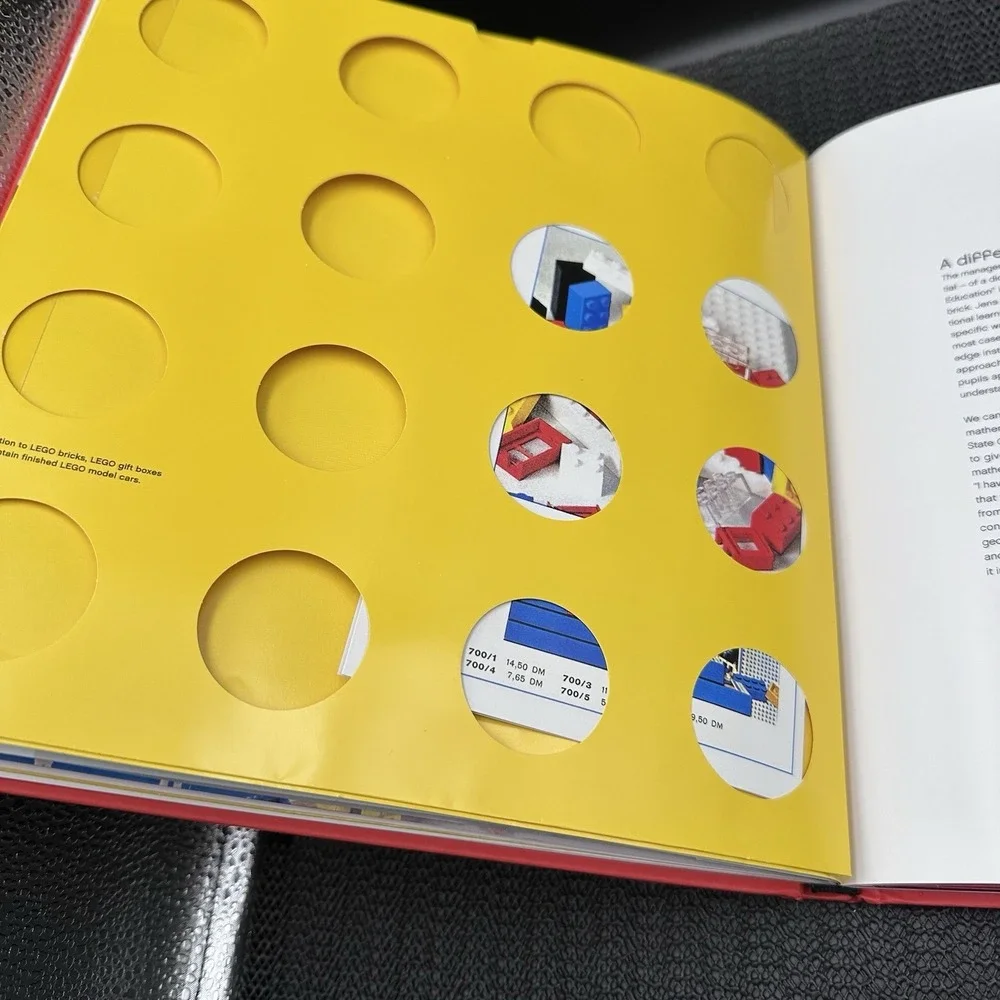 LEGO 50 Years of the LEGO Brick Hardcover Book w/ Commemorative LEGO Bricks 2008